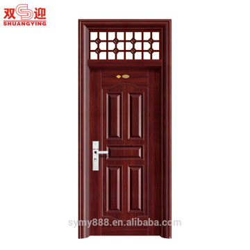 Factory supply popular steel fitting swing room door designs in pakistan